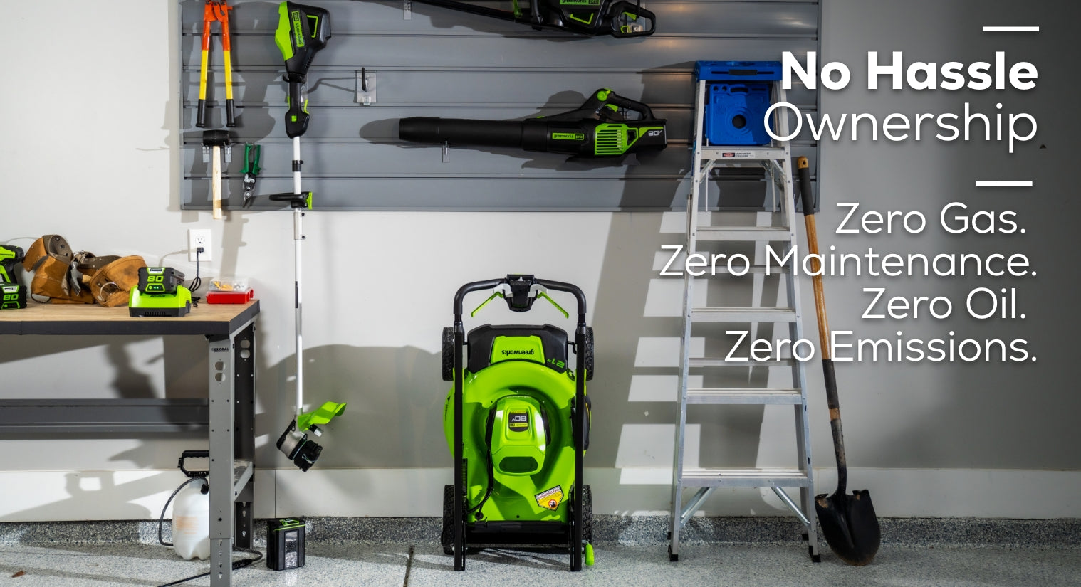 80V 16" Cordless Battery String Trimmer, 730 CFM Blower and 26" Hedge Trimmer Combo Kit: 2.0 Ah Battery and Charger