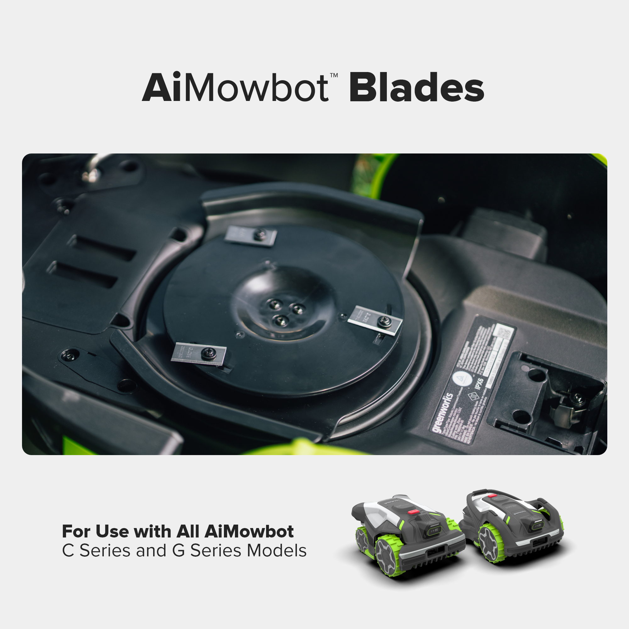 AiMowbot™ Replacement Blades (15-Pack)