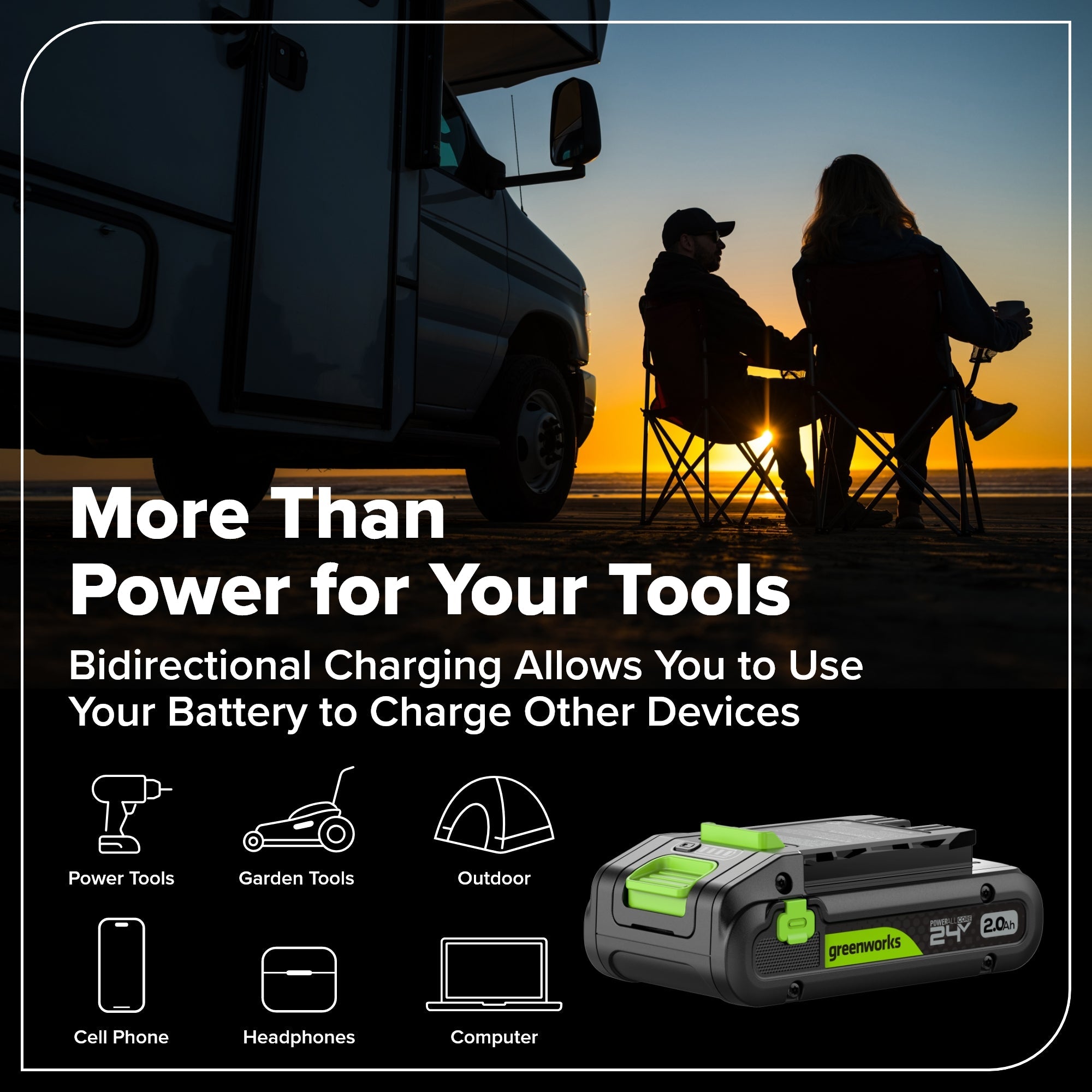 24V Cordless 400 in-lbs Drill/Driver Power Tool 10PC Combo Kit w/ (2) 4.0 Ah and (1) 2.0 Ah USB-C Batteries and Charger