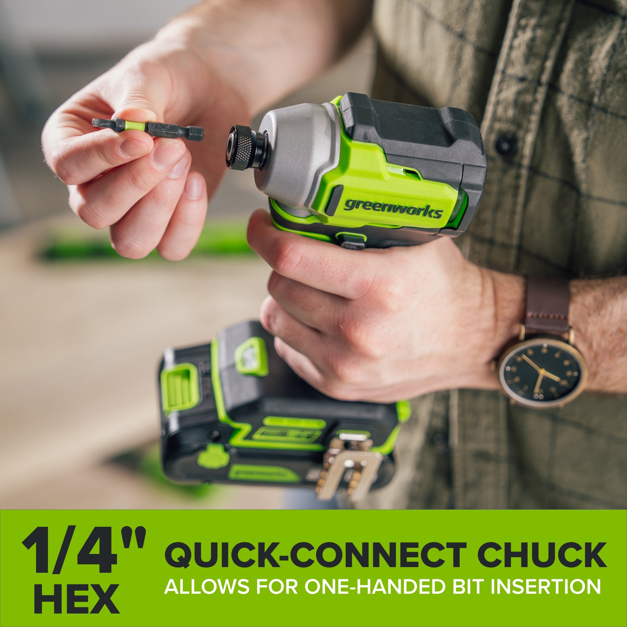 24V PowerAll 3/8" Drill and Impact Driver Combo Kit with (2) 2.0 Ah USB-C Batteries, 30W USB-C Charger Block, and 3' 100W USB-C Cable
