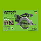 24V Cordless 280 in-lbs Drill/Driver Power Tool 3PC Combo Kit w/ 6-1/2" Circular Saw & 3000SPM Jig Saw: (1) 2.0Ah USB-C Battery & Charger, (1) 3' 100W USB-C Cable