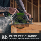 24V PowerAll Pro 7-1/4" 6000RPM Circular Saw, Tool Only