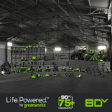 80V 42" Cordless Battery CrossoverZ Zero Turn Lawn Mower, (6) 6Ah Batteries and 600W Wall Charger, CRZ4282