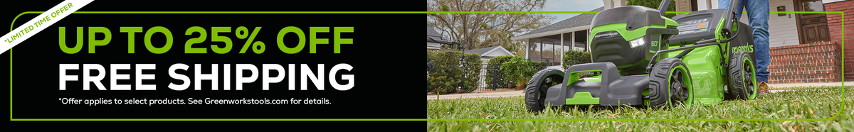 Greenworks Absolute Power banner