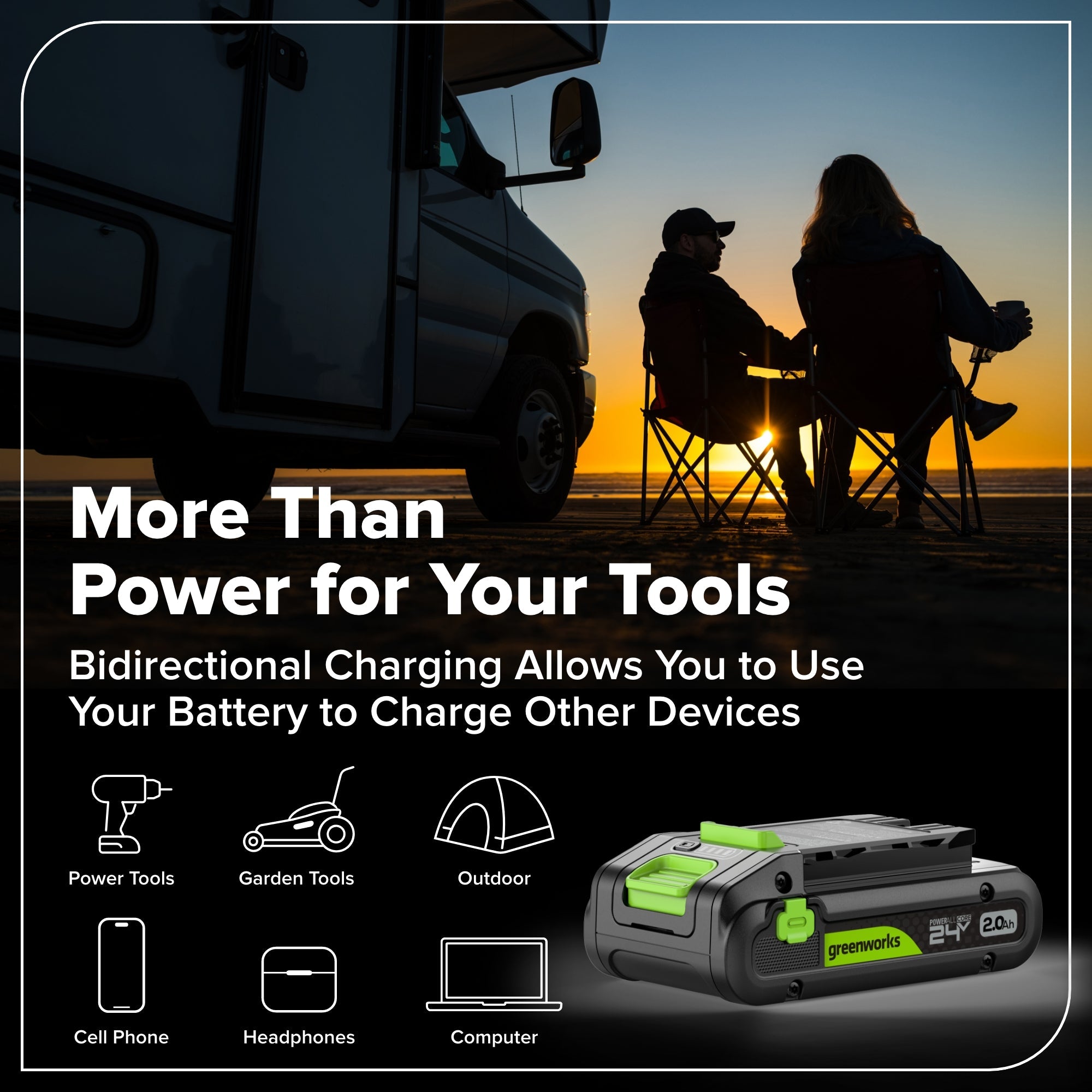 24V 1/2" 400 in/lbs Drill Driver: 2.0 Ah USB-C Battery, 30W Fast Charger and 20-PC Bit Accessory Kit