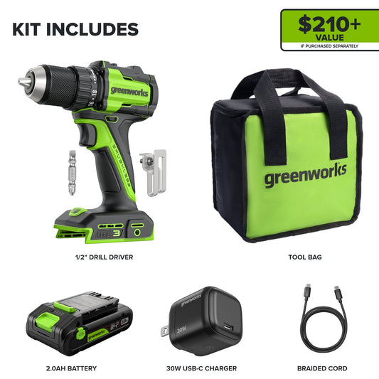 24V Cordless Battery 1/2