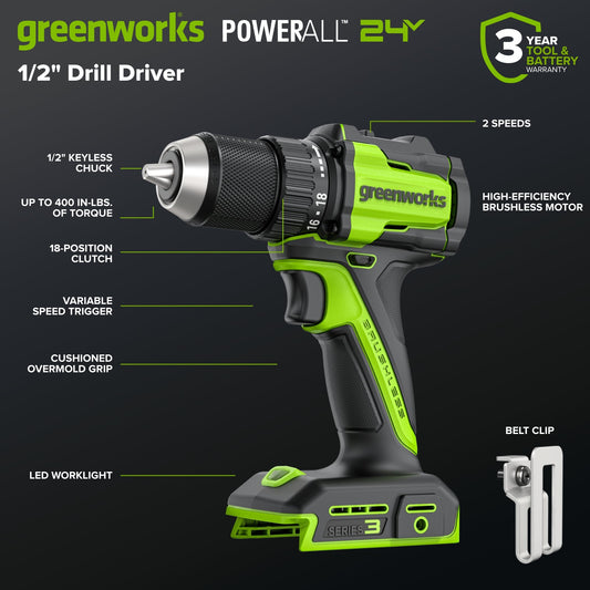 24V Cordless Battery 1/2
