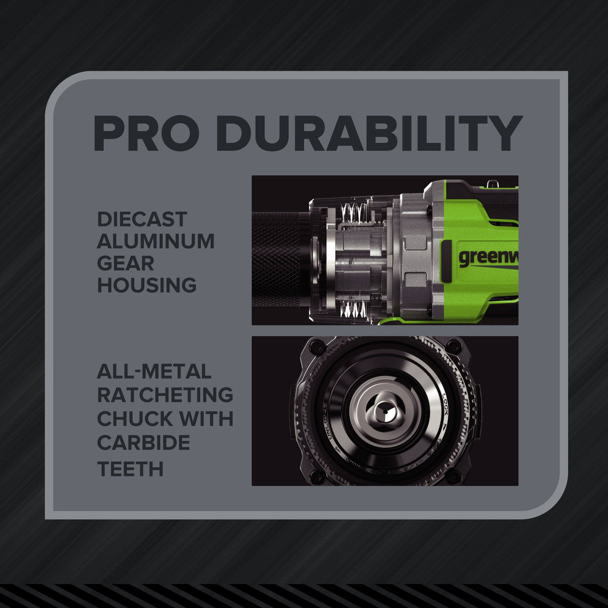 24V PowerAll Pro 1/2" 530 in-lb Drill Driver, with 2.0Ah USB-C Battery, 30W Charger Block, 3' 100W Cable and 10-PCS Drill Bit Set