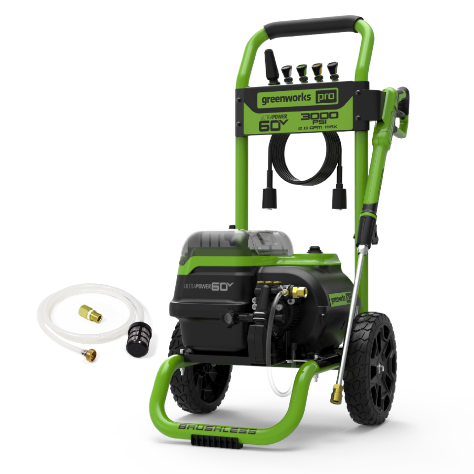 60V 3000-PSI 2.0 GPM Electric Pressure Washer (Tool Only)