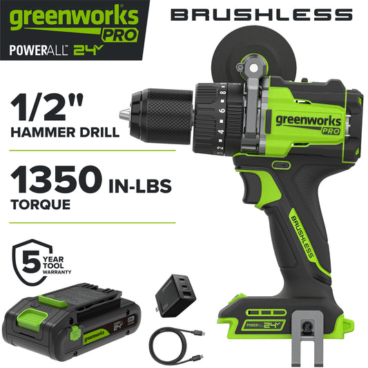24V PowerAll Pro 1,350 in-lb 1/2