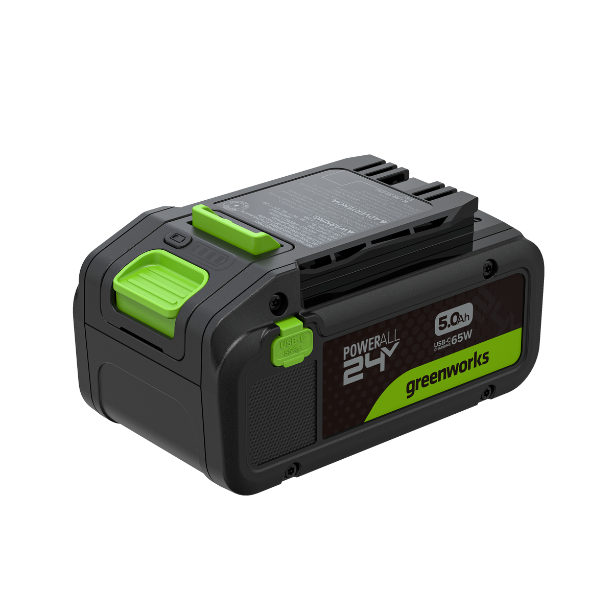 24V 5.0 Ah Battery with Bi-Directional USB-C Port