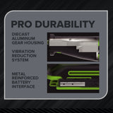 24V PowerAll Pro 1-1/4" Reciprocating Saw with Blade, 3,200 SPM