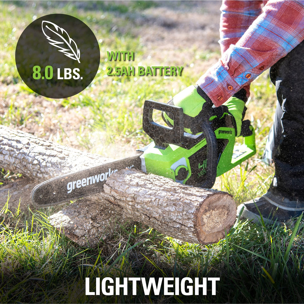 40V 14" 1.5kW Cordless BatteryBrushless Chainsaw (Tool Only)