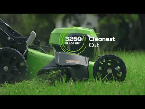 48V (24V x 2) 21" Cordless Battery Self-Propelled Mower & Blower Combo Kit w/ (3) Batteries & Chargers