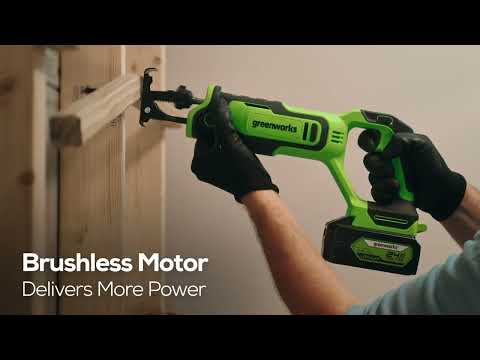 24V 6" Reciprocating Saw w/ 2.0Ah Battery & Charger