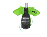 48V (2 X 24V) 15" TORQDRIVE™ Cordless String Trimmer w/ (2) 2.0 Ah USB Batteries | Greenworks