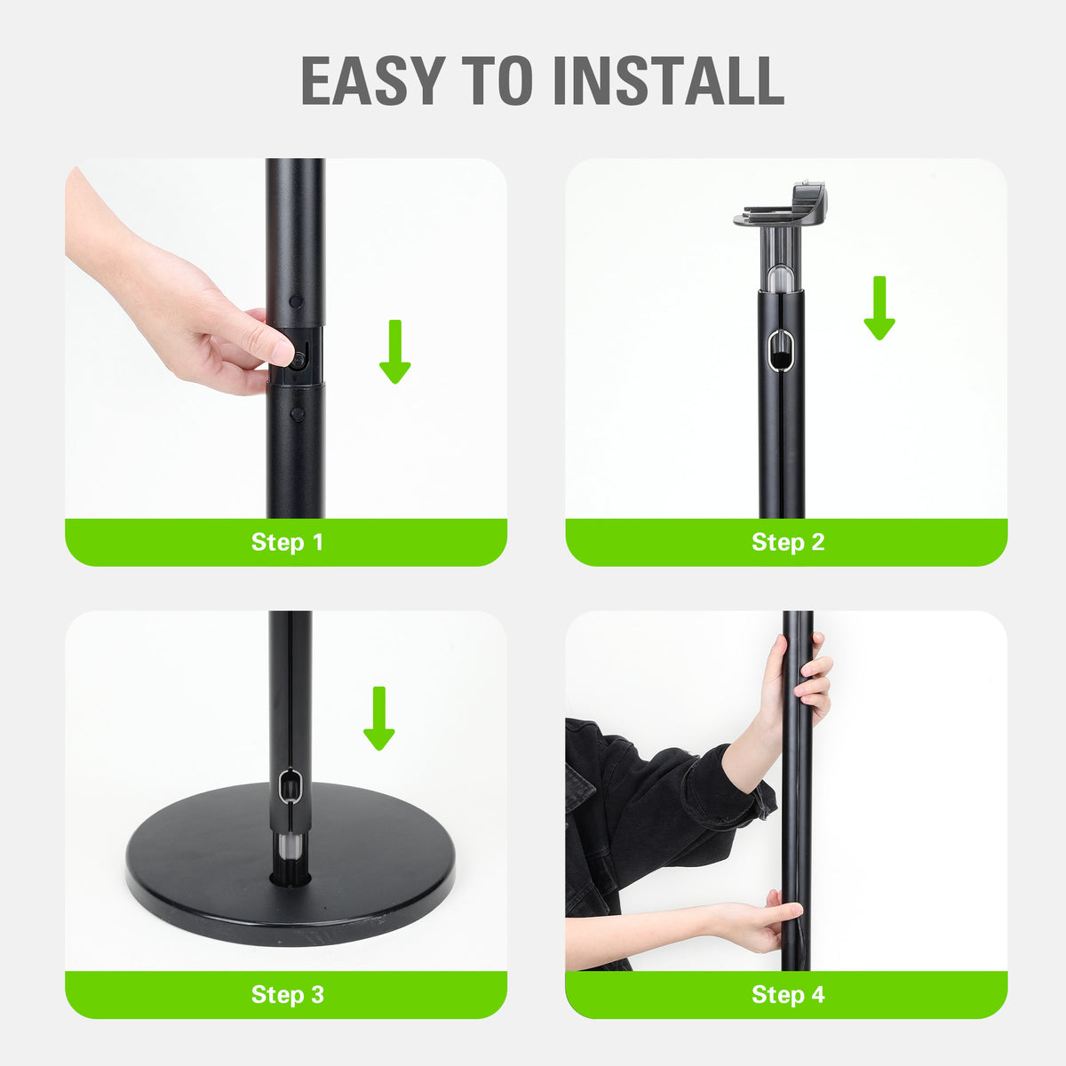 24V Stick Vac Stand - Black