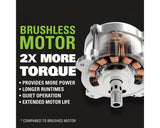 60V 16" Cordless Battery String Trimmer (Attachment Capable) and 8" Edger Attachment Combo Kit: 4.0 Ah Battery and Charger