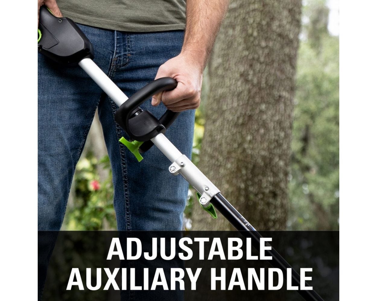 60V 16" Cordless Battery String Trimmer (Attachment Capable) and 10" Polesaw Attachment Combo Kit: 4.0 Ah Battery and Charger