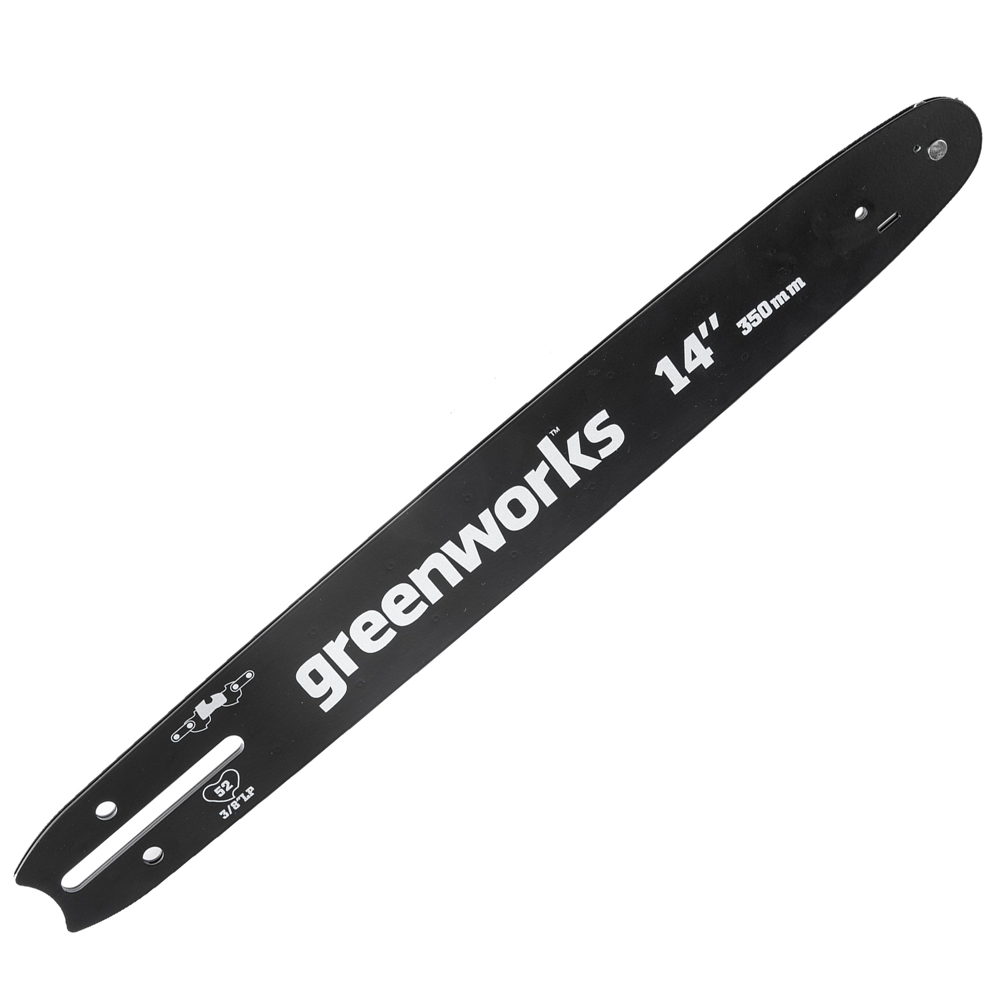 14" Replacement Chainsaw Bar 3/8" Pitch .050" Gauge 52DL