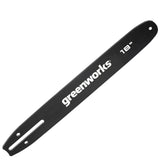 18" Replacement Chainsaw Bar 3/8" Pitch .050" Gauge 62DL for Corded Chainsaws