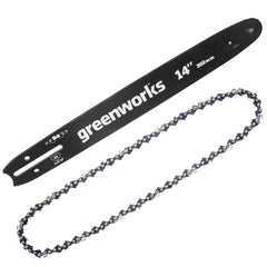 14-Inch Replacement Chainsaw Bar and Chain Combo w/ 3/8