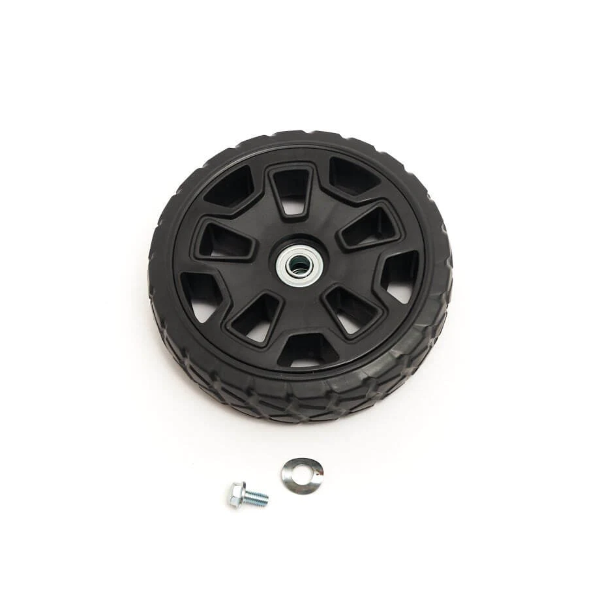 8" Front Wheel Assembly-Black